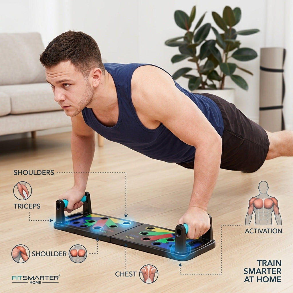 Multi-purpose function(16-in-1) Pushup Board