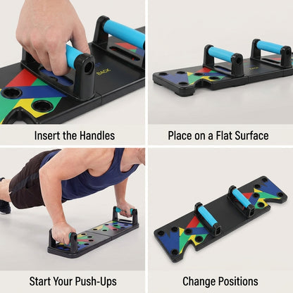 Multi-purpose function(16-in-1) Pushup Board